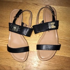 Black Tommy Hilfiger Sandals